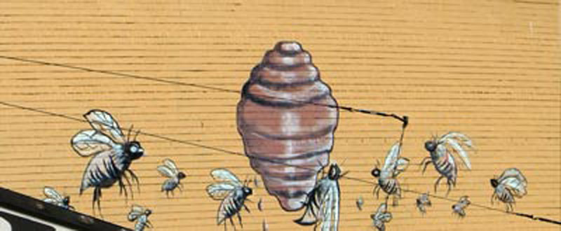 Bee Hive Sign