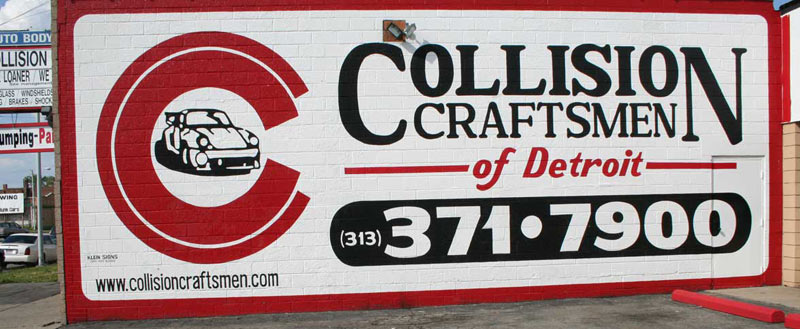 Car Repair Painted Bill Board
