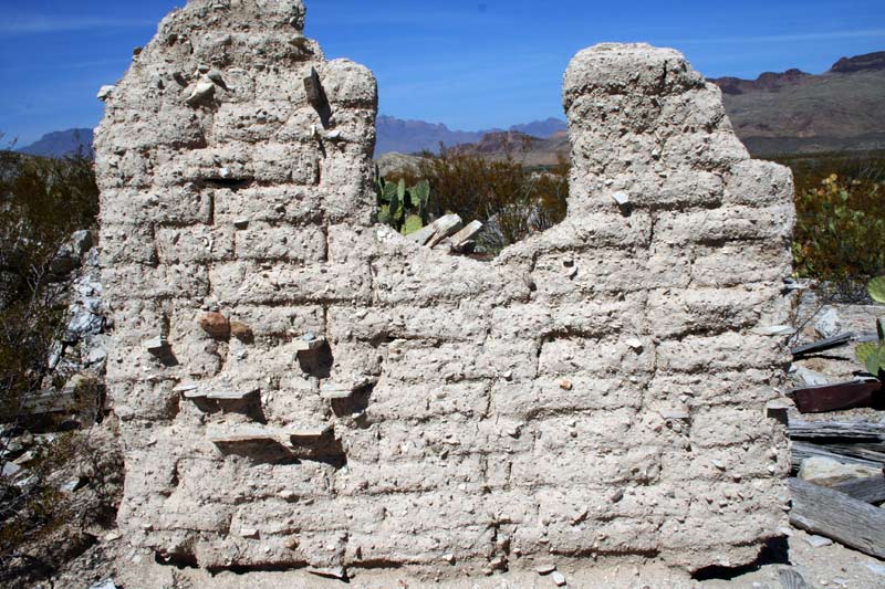 Adobe Wall at Terlinqua Abajo