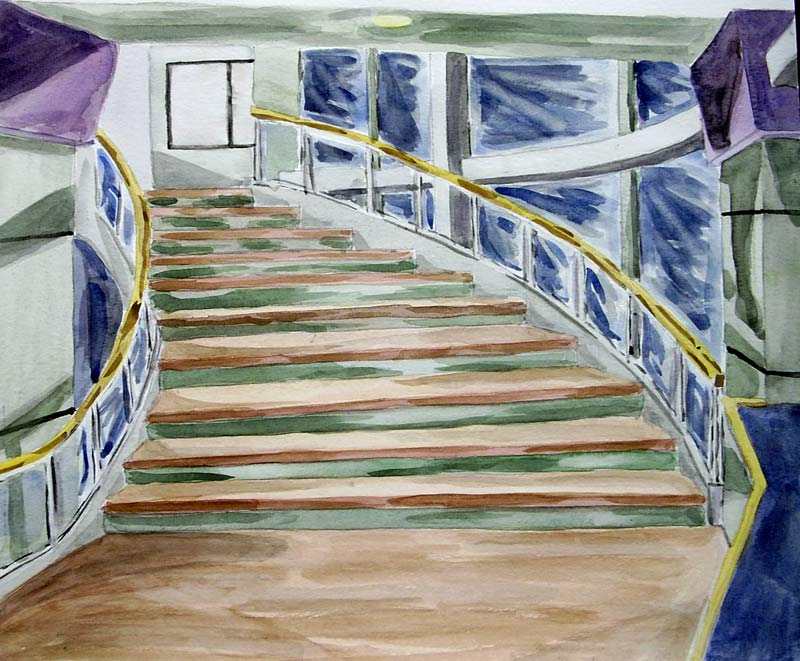 stairs at Owens Community College